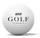White Driven Foundation Golf Classic branded golf ball