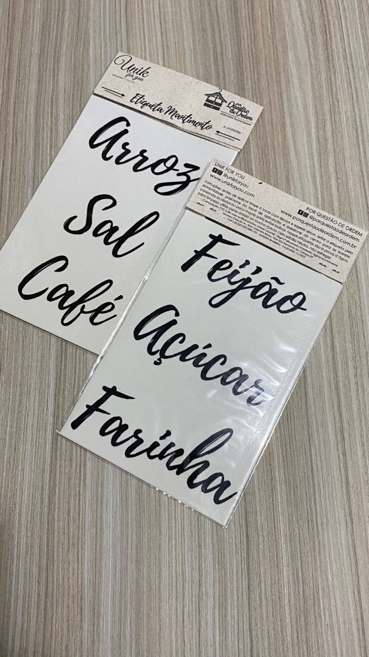 Miniatura: Kit de Etiquetas para Mantimentos