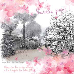 Nouveau projet : rénovation d'un jardin auprès d'une vieille longère à la Chapelle sur Erdre (44)