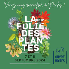 Venez-nous rencontrer à la Folie des Plantes de Nantes les 7 et 8 septembre 2024