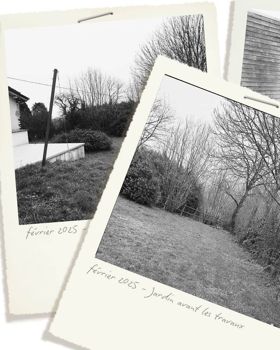 Photographies du jardin avant sa rénovation