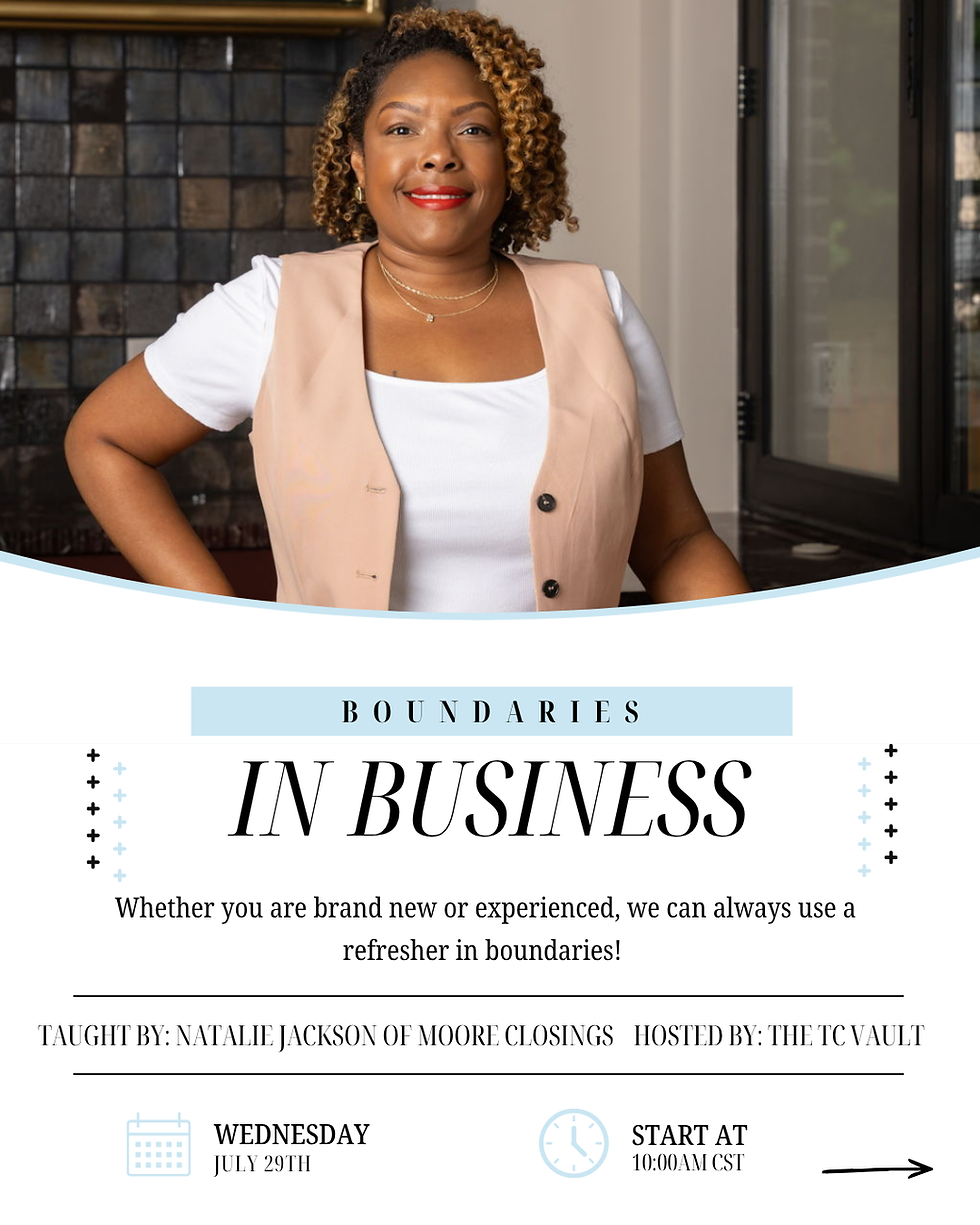 Boundaries in Business