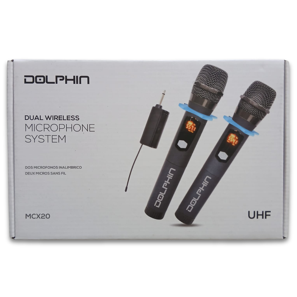 Miniatura: DUO MICRÓFONOS INALÁMBRICOS UNIVERSAL MCX20 DOLPHIN