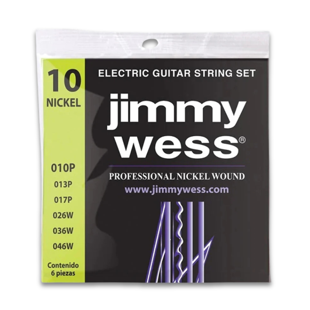 CUERDAS P/GUITARRA ELÉCTRICA .010P JWGE-1010N JIMMY WESS