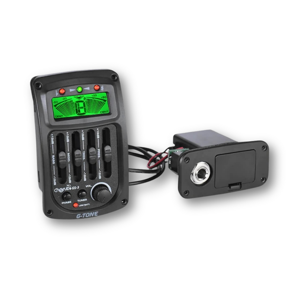 Thumbnail: PRE AMPLIFICADOR CON ECUALIZADOR DE 4 BANDAS P/GUITARRA GS-3 CHERUB