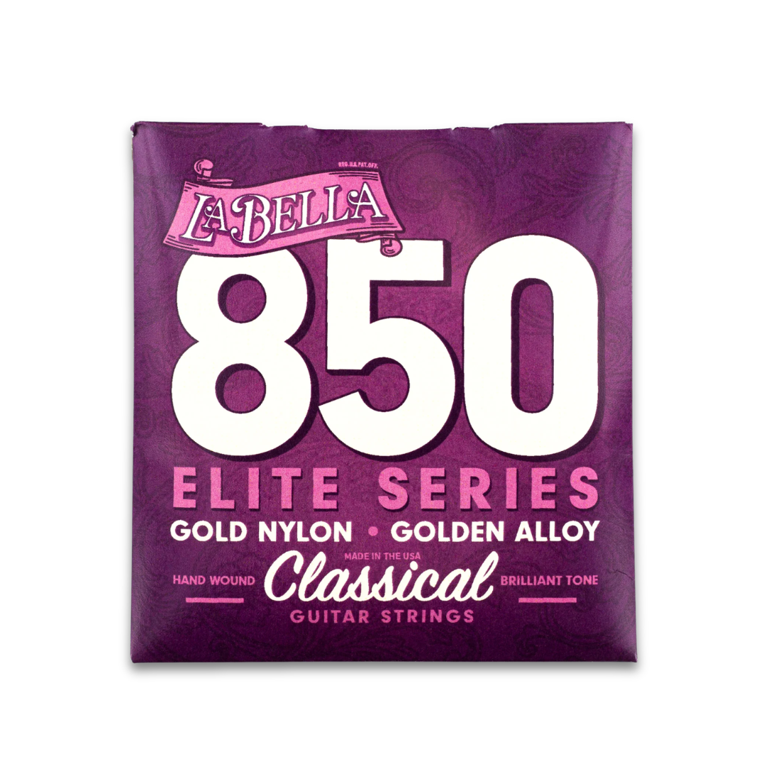 SET DE CUERDAS P/GUITARRA CLÁSICA NYLON DORADO LB-850 LA BELLA