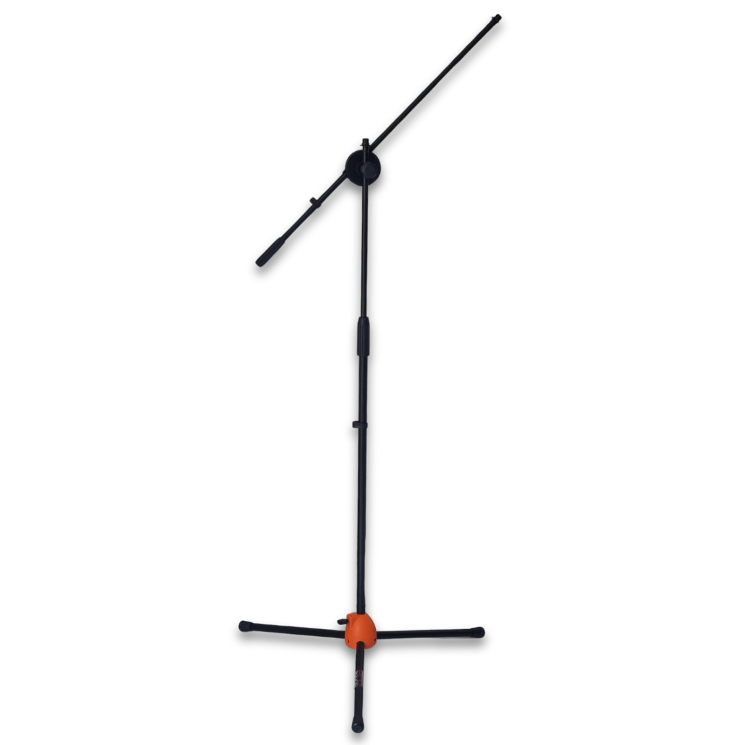 PEDESTAL NEGRO DE BRAZO P/ DOBLE MICRÓFONO T-PM02 PRO SOUND