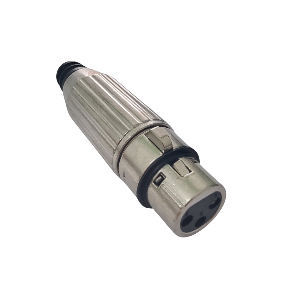 PLUG CANNON PLATA TRES PINES XLR HEMBRA F-96 GB0078