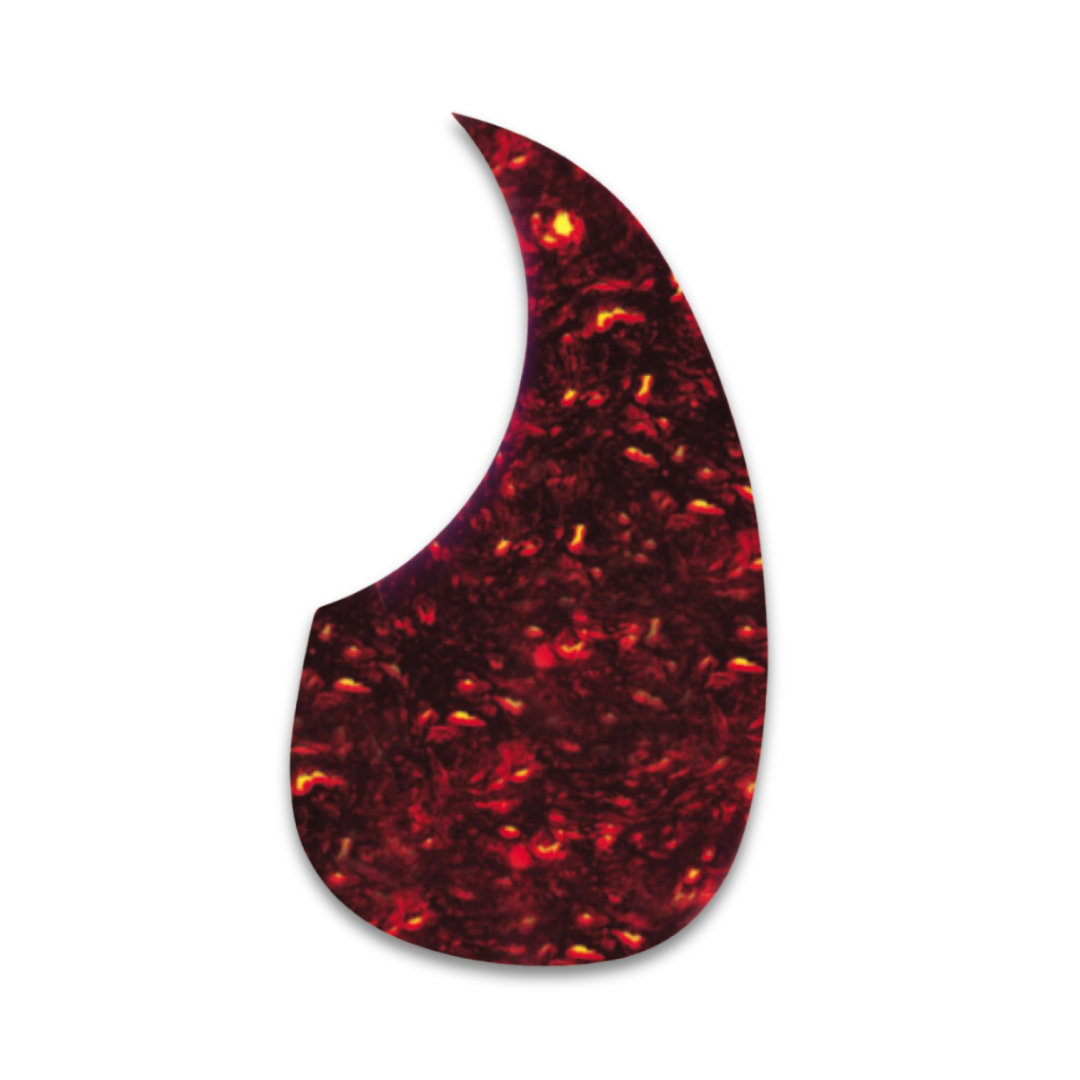 PROTECTOR EN FORMA DE GOTA ROJO P/GUITARRA ACÚSTICA A025B ALICE