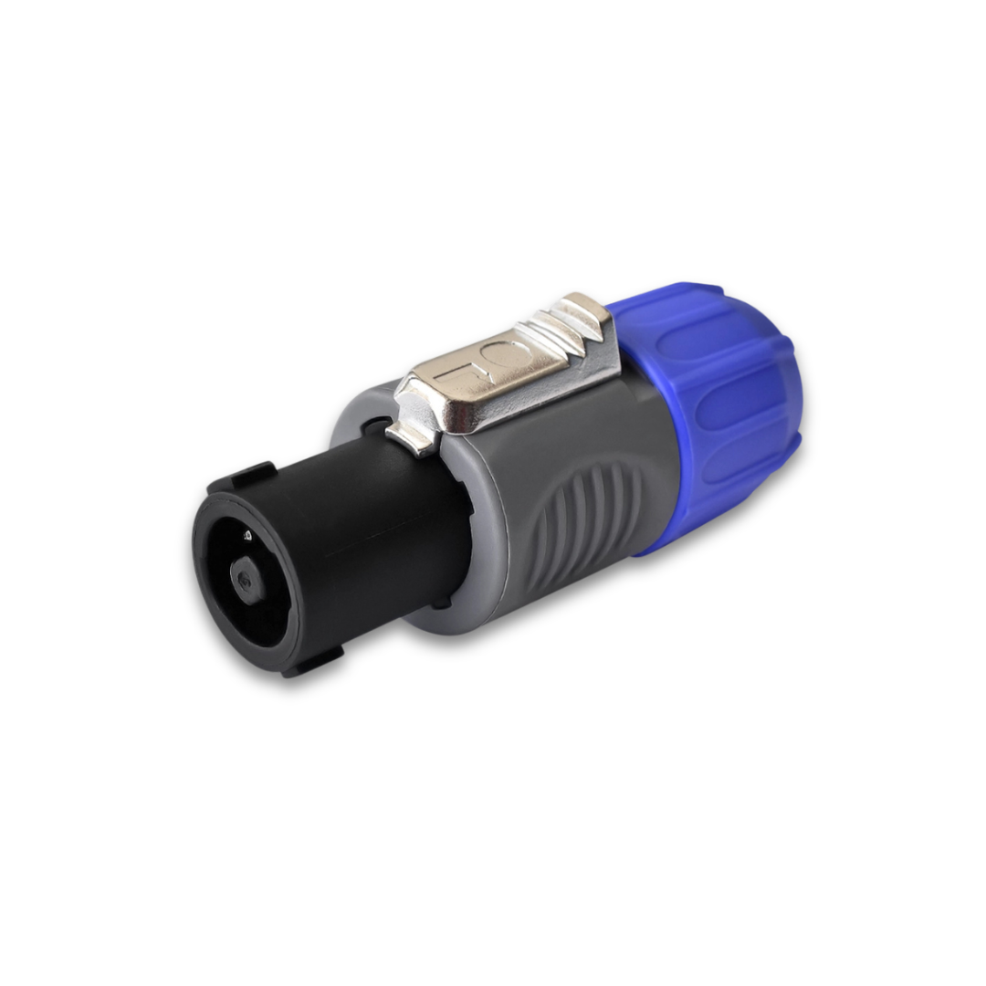 PLUG SPEAKON 4 CONDUCTORES AZUL K4CF-BLUEX1P KIRLIN