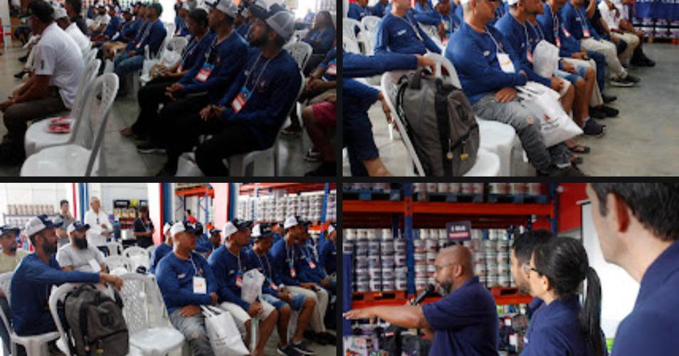Sediado na Arlindo RN Tintas, o grande encontro de pintores na Academia HidroTintas, com o apoio do MBPM RN e Atlas, uniu teoria, prática e uma homenagem inesquecível ao legado do Senhor Arlindo, transformando o mercado potiguar.