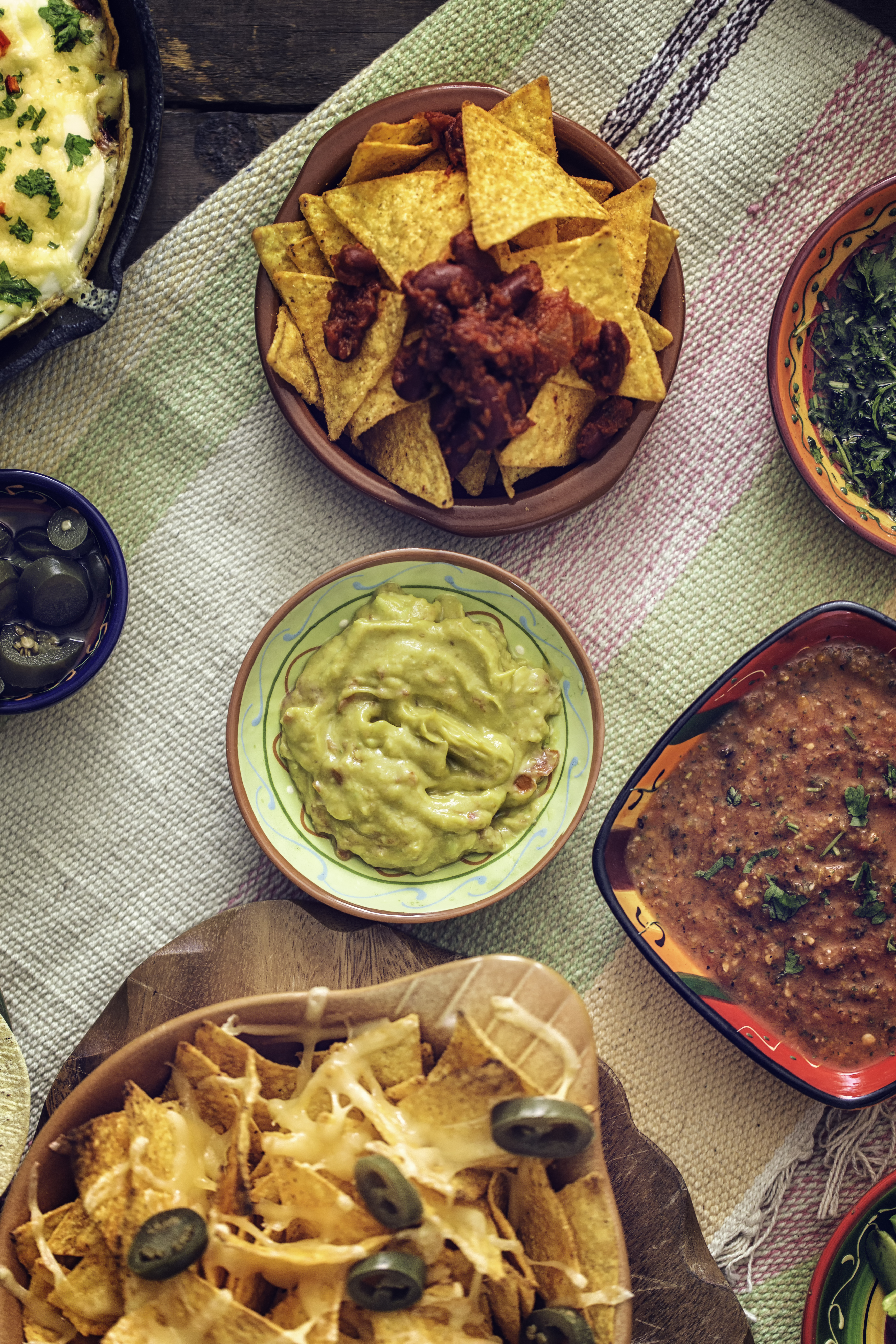 Arranged Food and Objects
