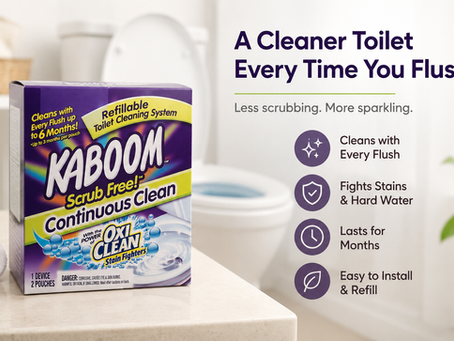 What Is the Kaboom Scrub Free! Toilet Bowl Cleaner System?