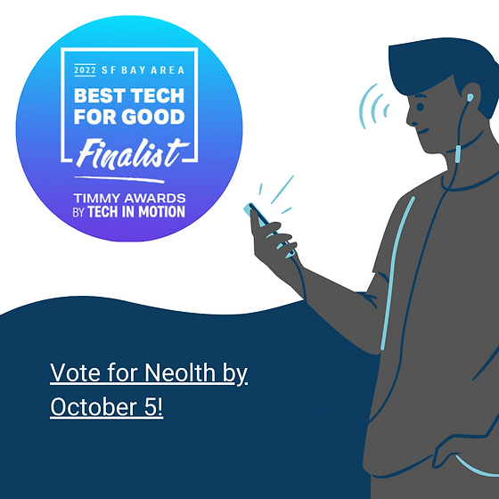 Timmy Awards Announces Neolth As 2022 Tech for Good Finalist | neolth