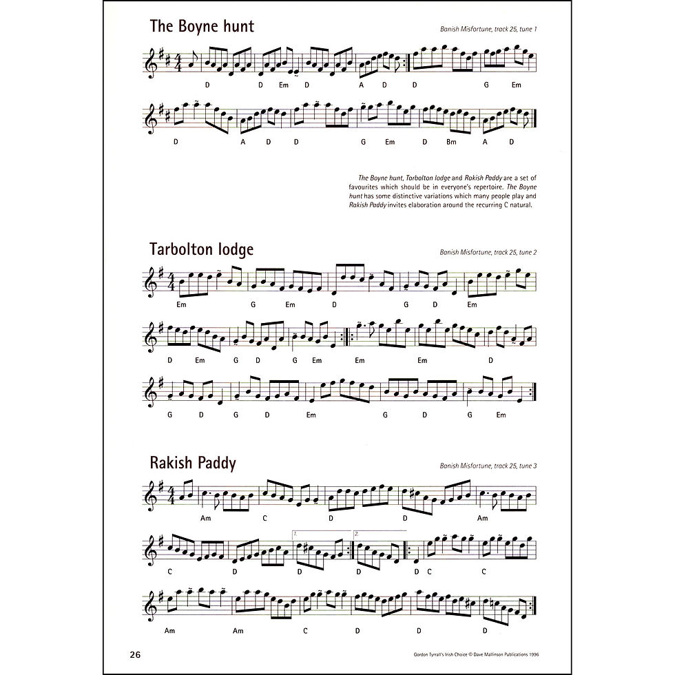 Thumbnail: Gordon Tyrrall's Irish Choice Book - Gordon Tyrrall