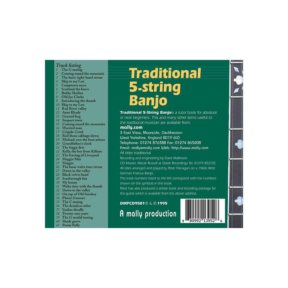 Thumbnail: Traditional 5-String Banjo Book and CD - Peter Flanagan