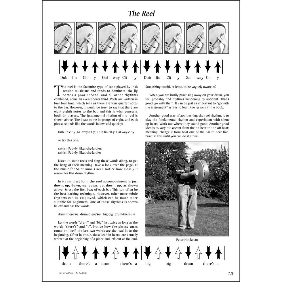 Thumbnail: The Irish Drum An Bodhrán Book and CD - Peter Houlahan and Dave Mallinson