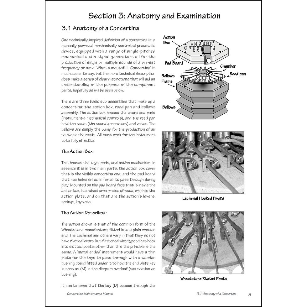 Thumbnail: The Concertina Maintenance Manual Book - David D Elliott
