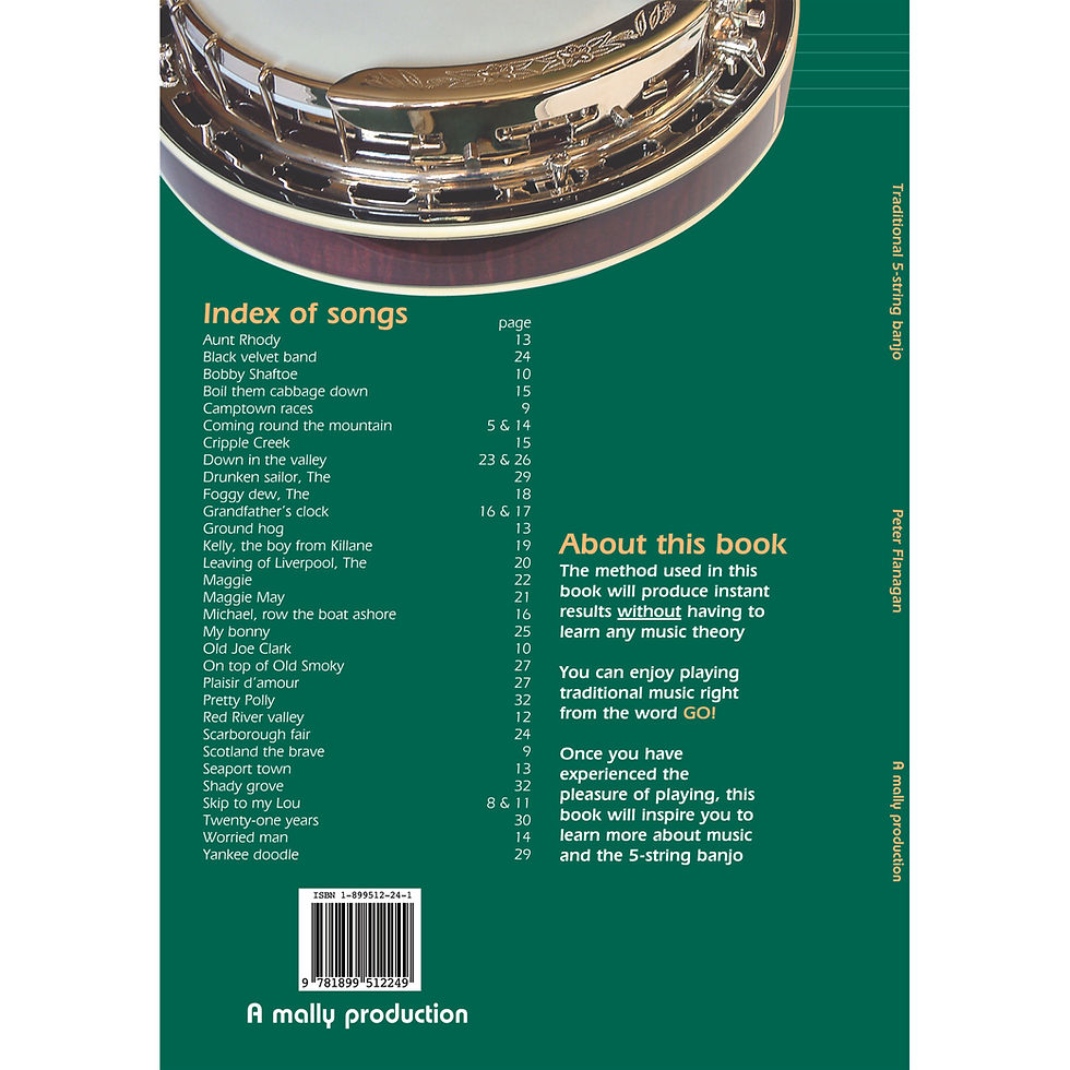 Thumbnail: Traditional 5-String Banjo Book - Peter Flanagan