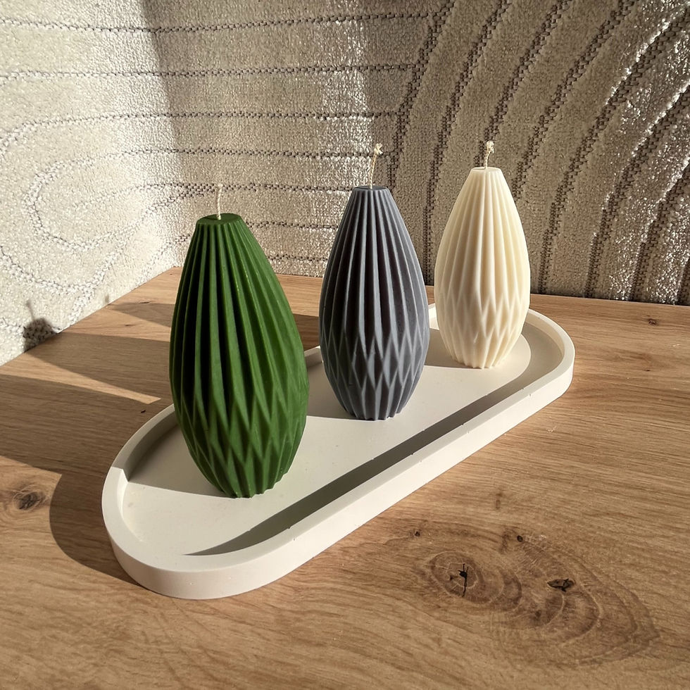 Miniature : Support ovale blanc