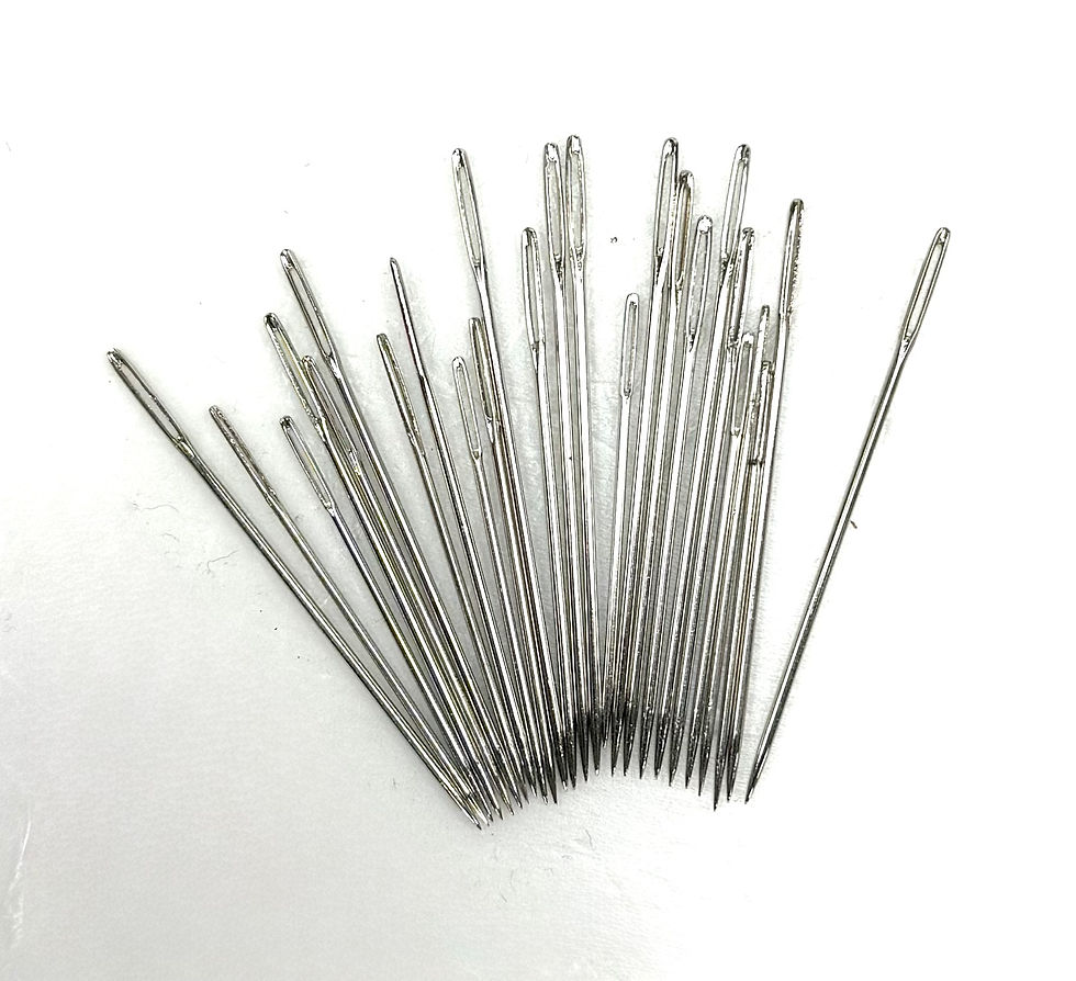 Thumbnail: Wood container with Sewing Needles