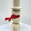 Thumbnail: ⛄ Hand‑Turned Spalted Maple Snowman with Red Knitted Scarf