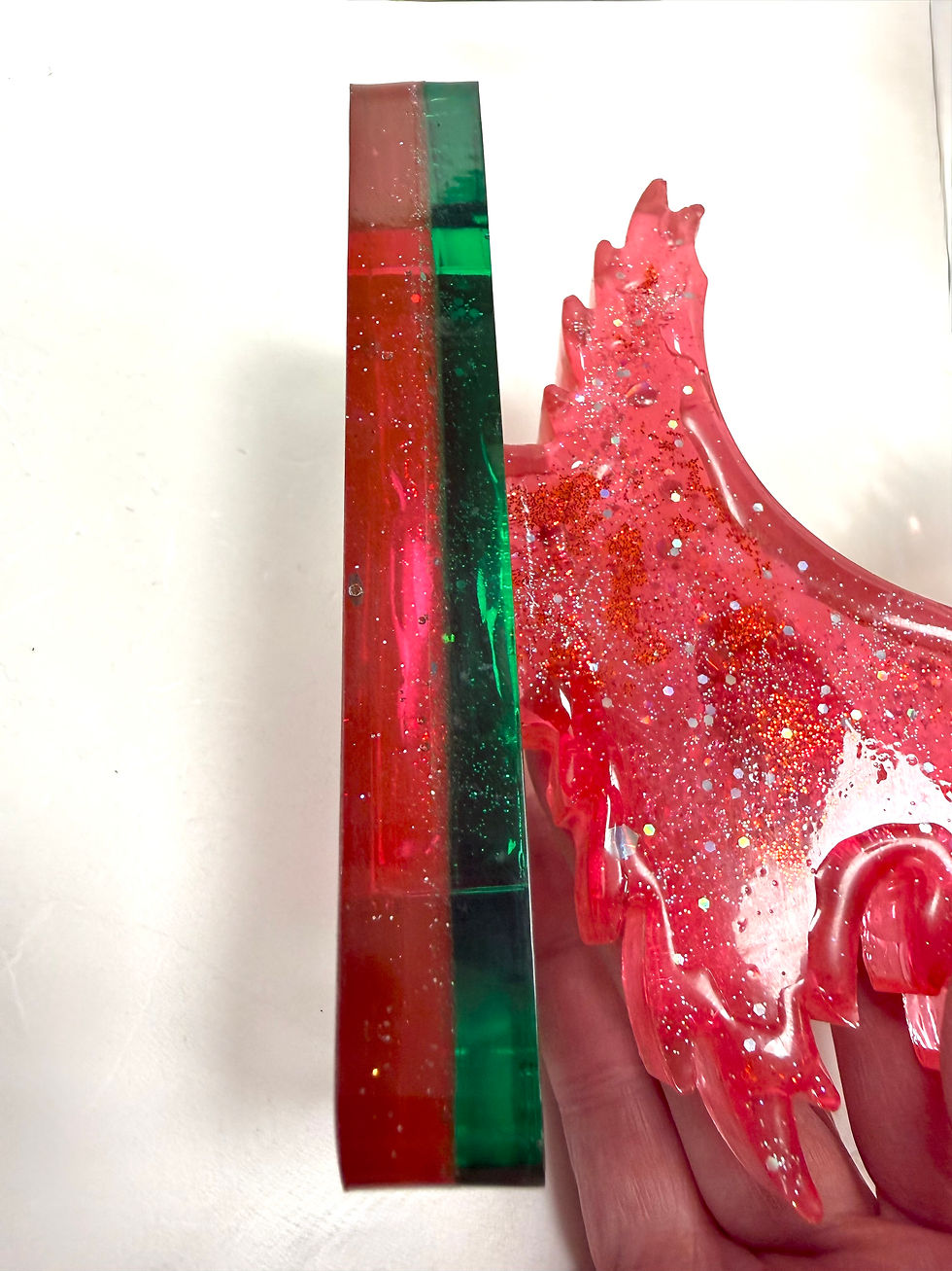 Thumbnail: Resin Christmas Tree with Snowflake
