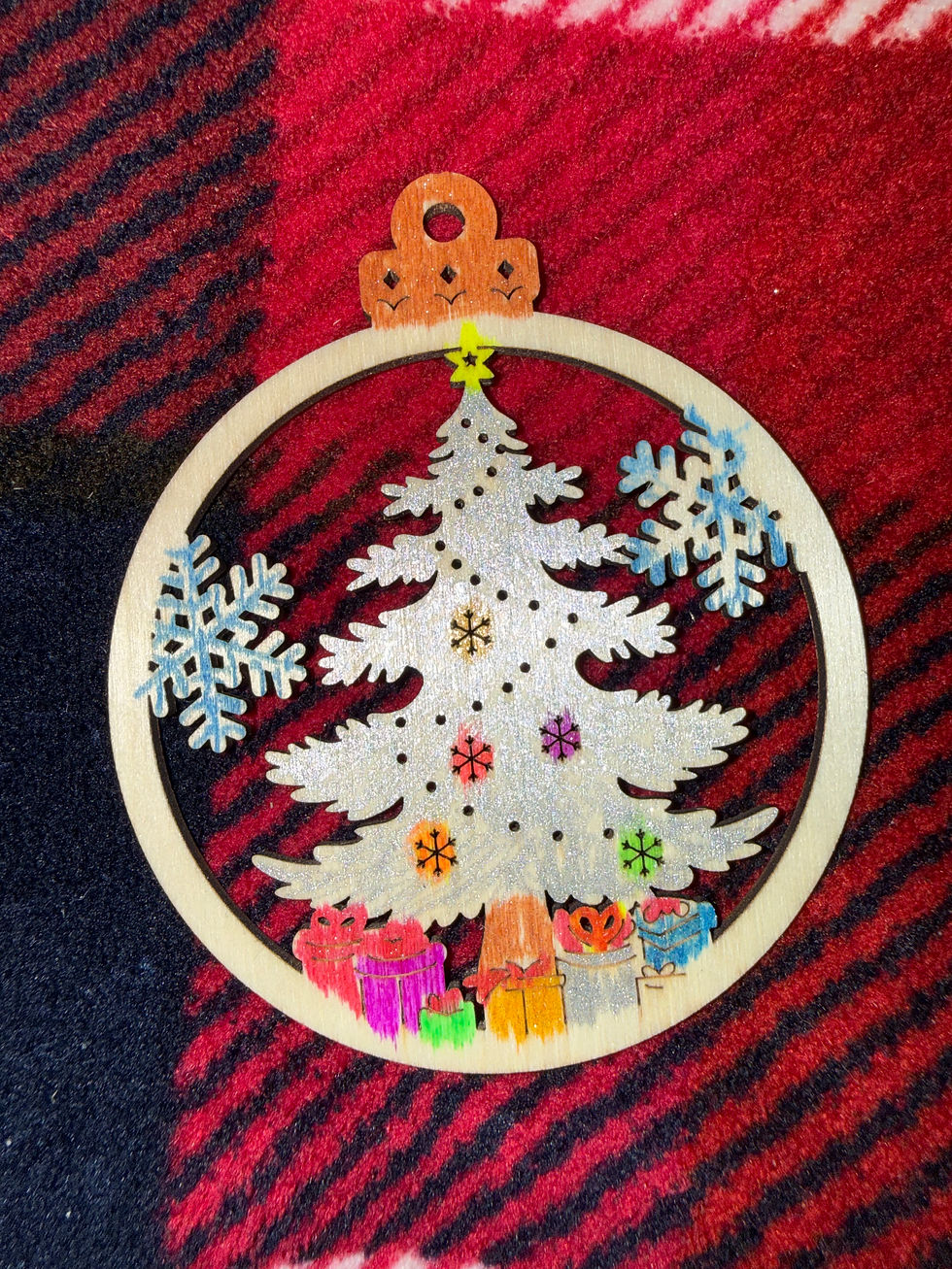 Thumbnail: 5. Coloured Christmas Tree Decorations