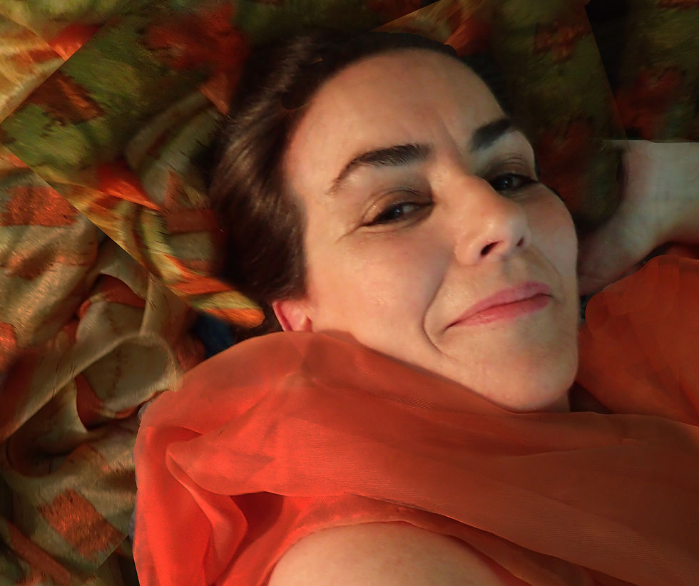 Sheila "Orange Scarf"