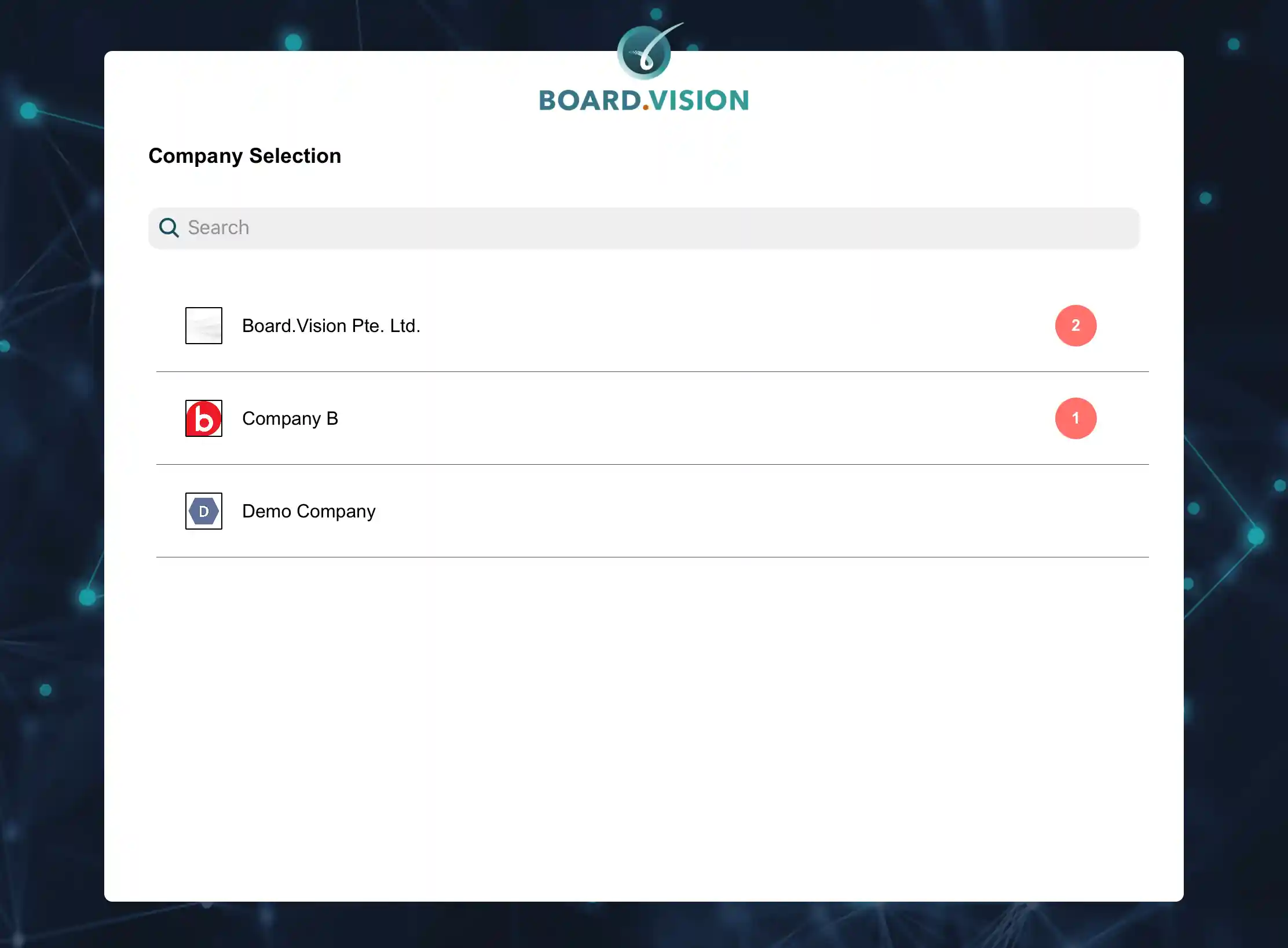 With Board.Vision, you can manage multiple boards with one credential.