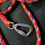 Thumbnail: Devon Made 8mm Marine Grade Braid Clip Lead with Carabiner Choice of Colour