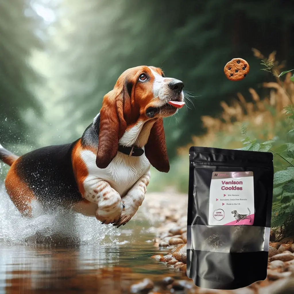 Venison Cookies For Dogs High Protein UK Made 180g Packs
