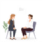 A pet grief professional helper helping a client process their loss