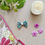 Thumbnail: Hair Clip (Bow) - Teal