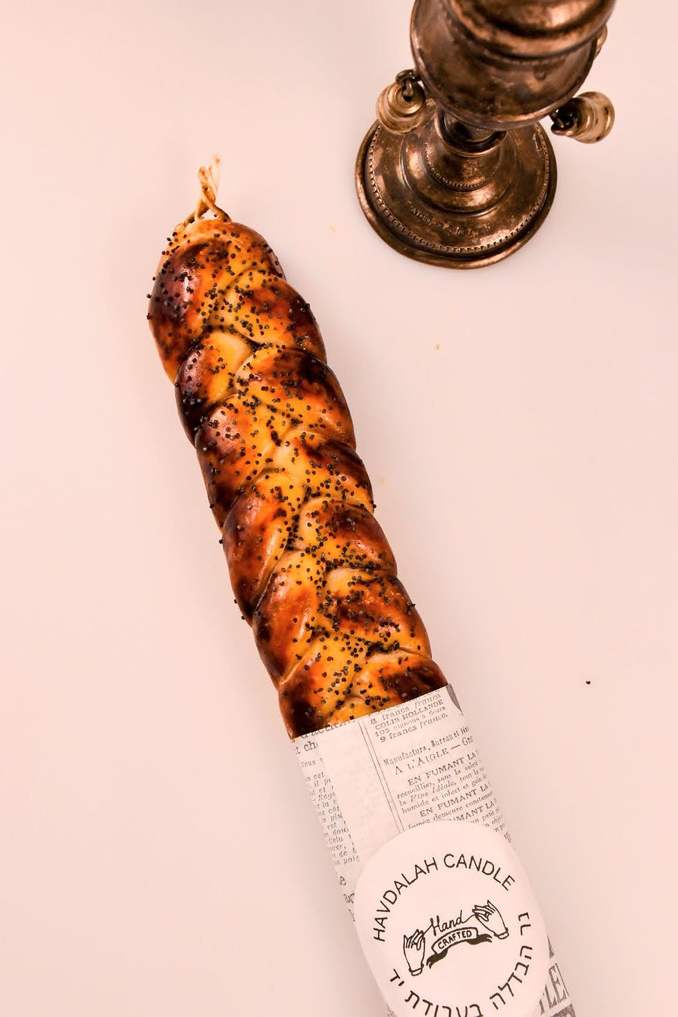 תמונה ממוזערת: Havdalah Challah Candle - "Havchallah"