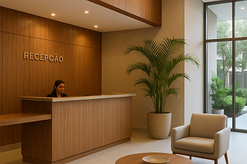Recepção de Prédio Residencial