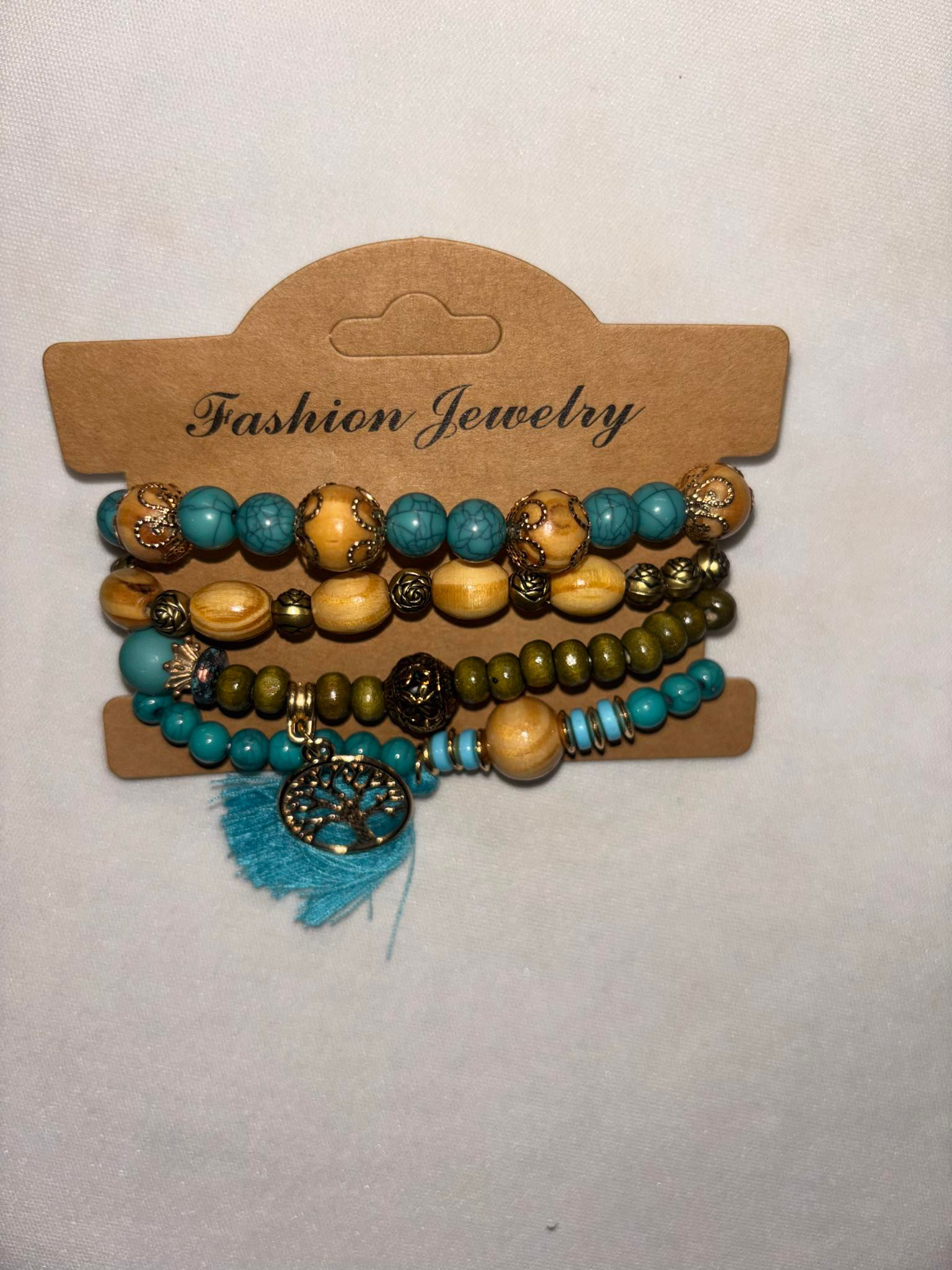 Men's cultural bracelet w/ Fringe