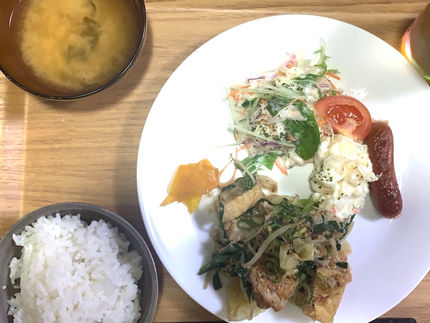 本日の夕食でーす♪(๑ᴖ◡ᴖ๑)♪