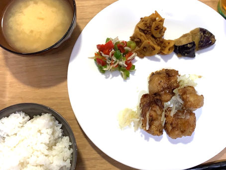今日の夕食です(*´∀`*)