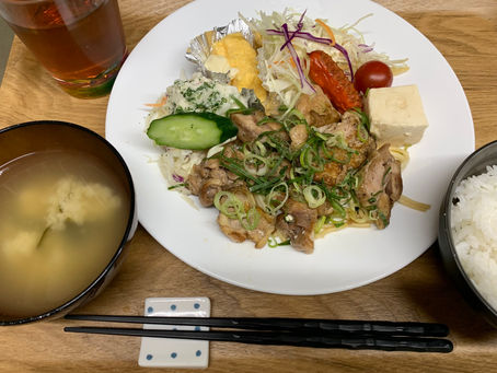 本日の夕食です。