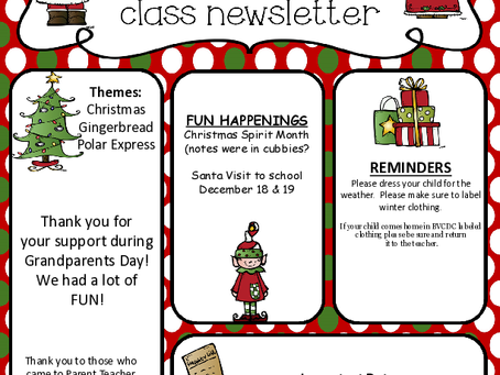 BVCDC December 2024 Newsletter