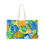 Thumbnail: Weekender/Beach Bag - Blue Green Bubbles