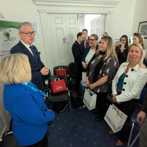 Posłowie senackiej komisji w CKU