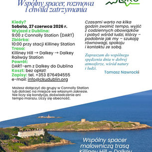 BLIŻEJ SIEBIE czyli spacer malowniczą trasą Killiney Hill – Dalkey