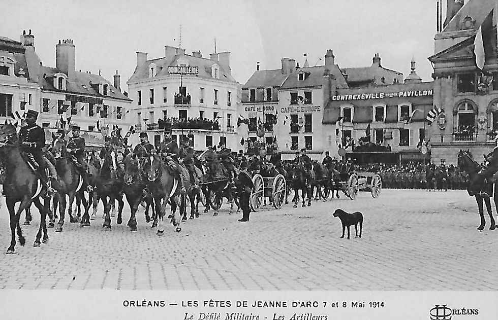 Fêtes de Jeanne d'Arc, Orléans, 1914