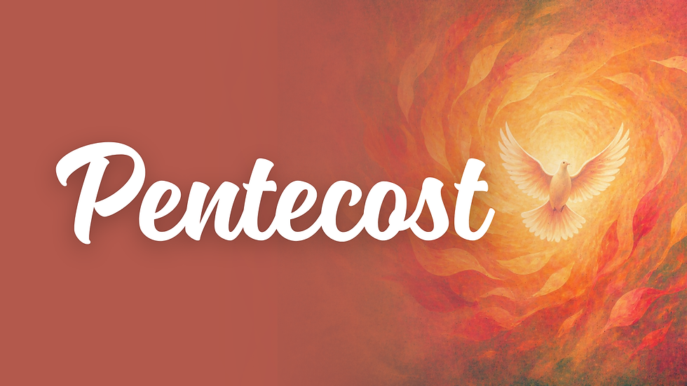 Pentecost Sunday at St. Matthew’s + Memorial Weekend Hot Dog Bar