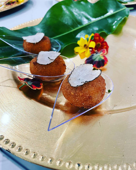 Truffle cheese croquette
