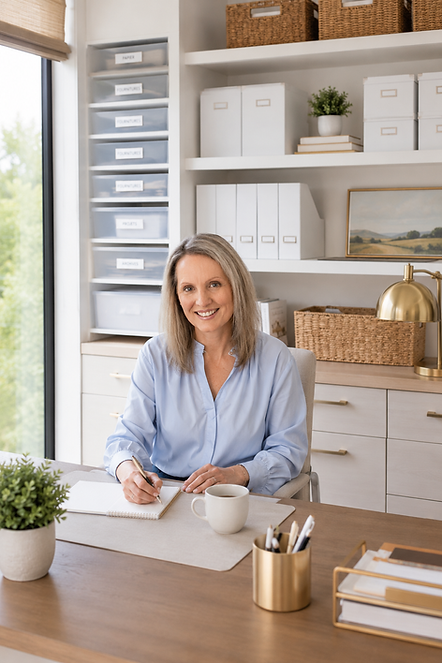 Nathalie Hagebaum Home Organiser à Québec dans son bureau