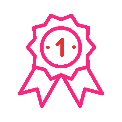 une médaille de premier prix qui s'agite