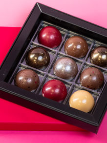Boite de chocolat d'une box mensuelle chocolat